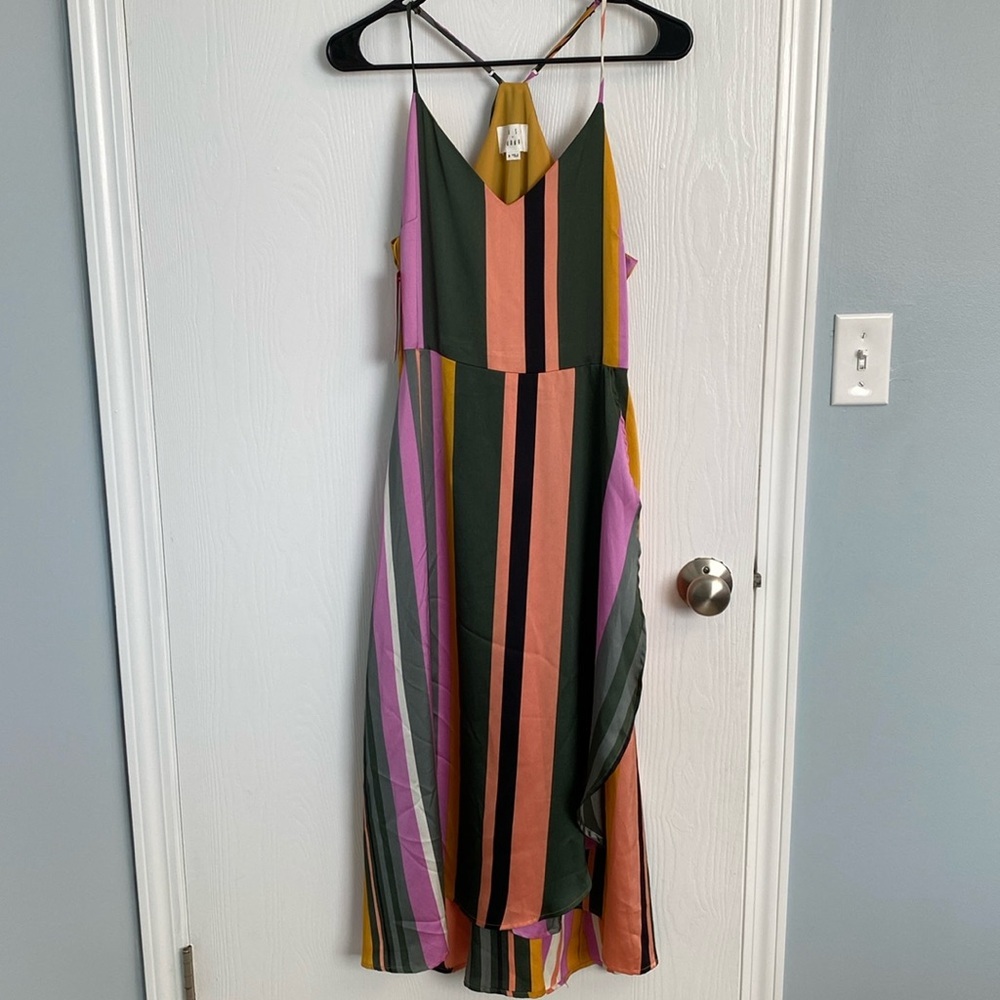 Evereve Lost + Wander Pandora Stripe Dress size medium NWT